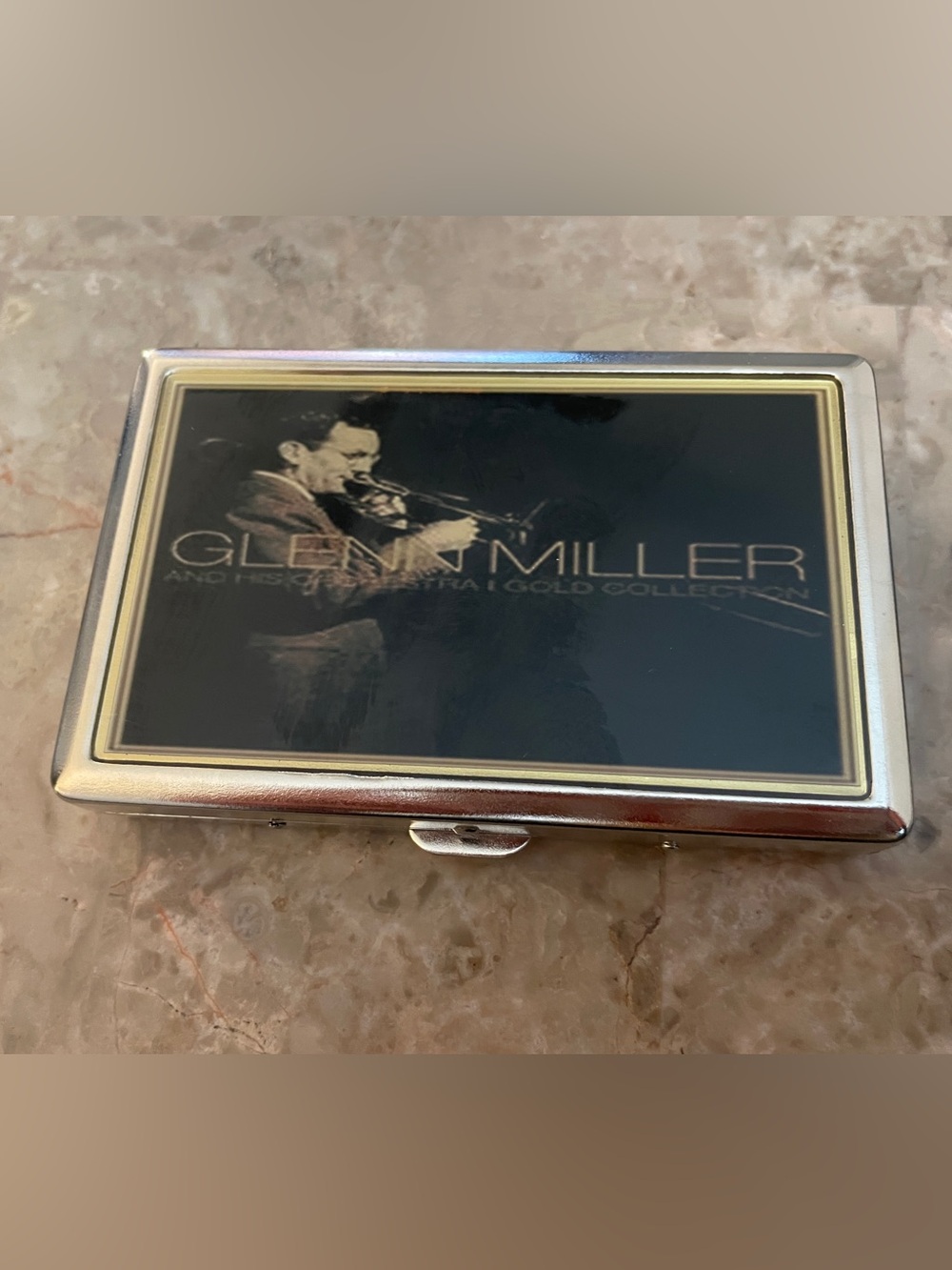 Vintage GLEN MILLER Silver-Tone Card Holder OR Cigarette holder.